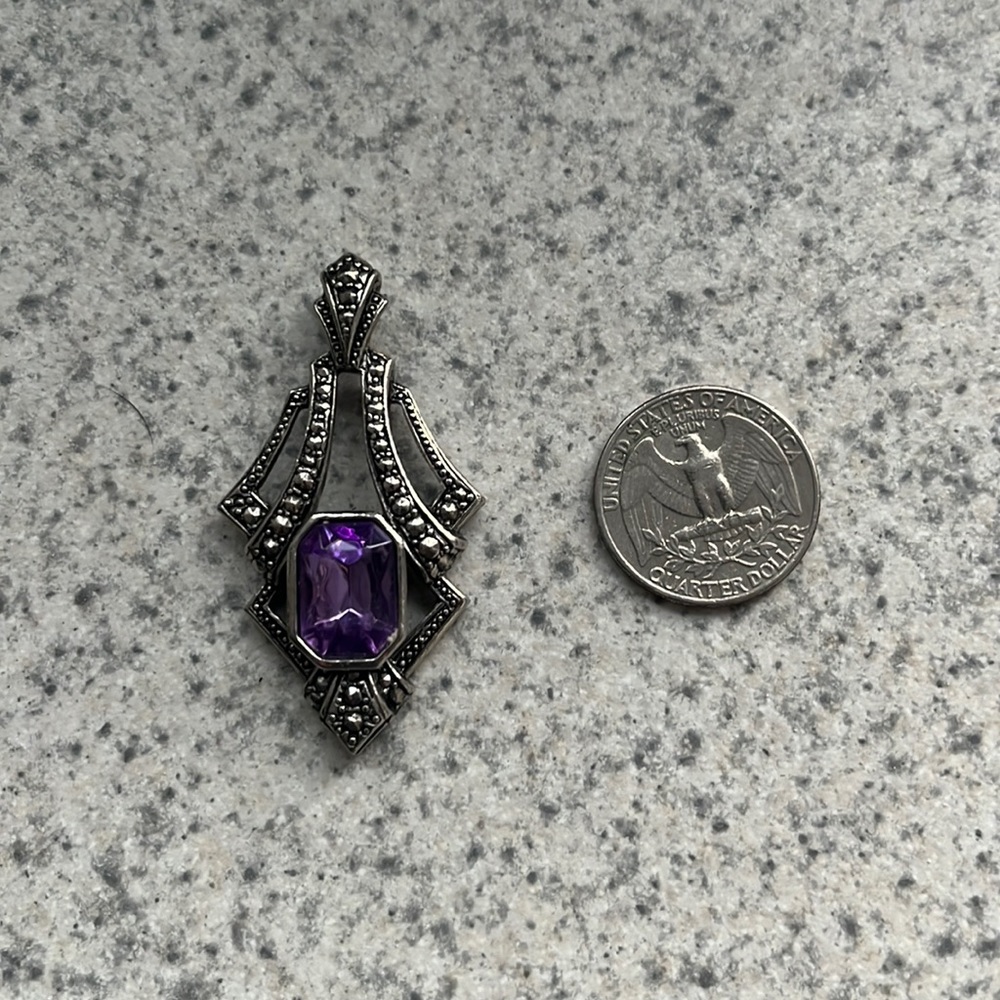 Purple pendant